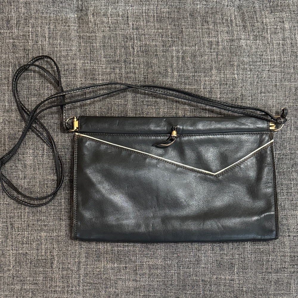 Vintage Parri’s Florence Italian Leather Structured Crossbody Bag